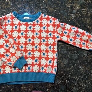 Hanna Andersson Daisy Print Pullover Sweater